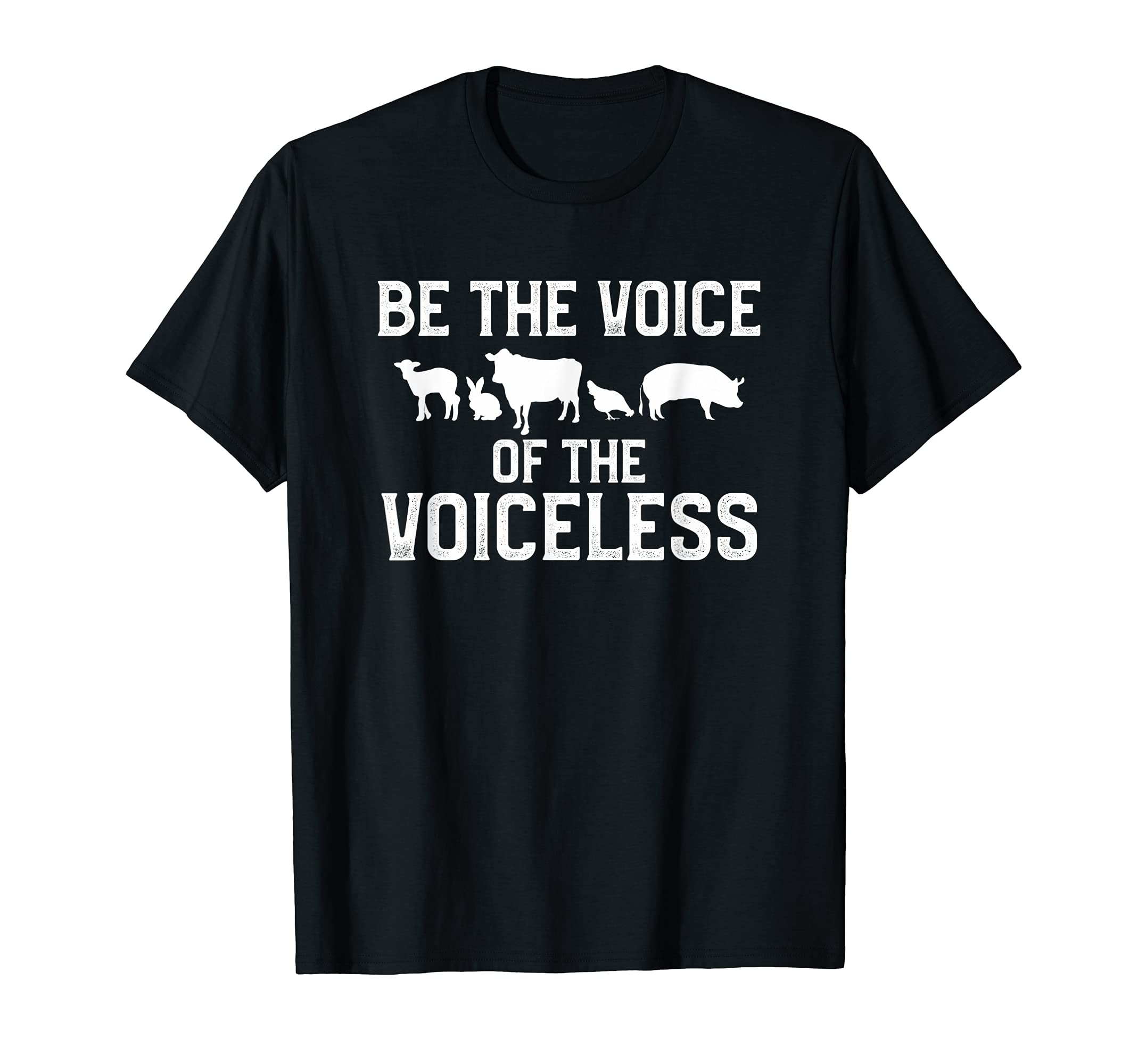 Schönes Tierrechte-Geschenk für einen VeganerBe the voice for the voice-free animal rights vegan A T-ShirtOEKO-TEX STANDARD 100