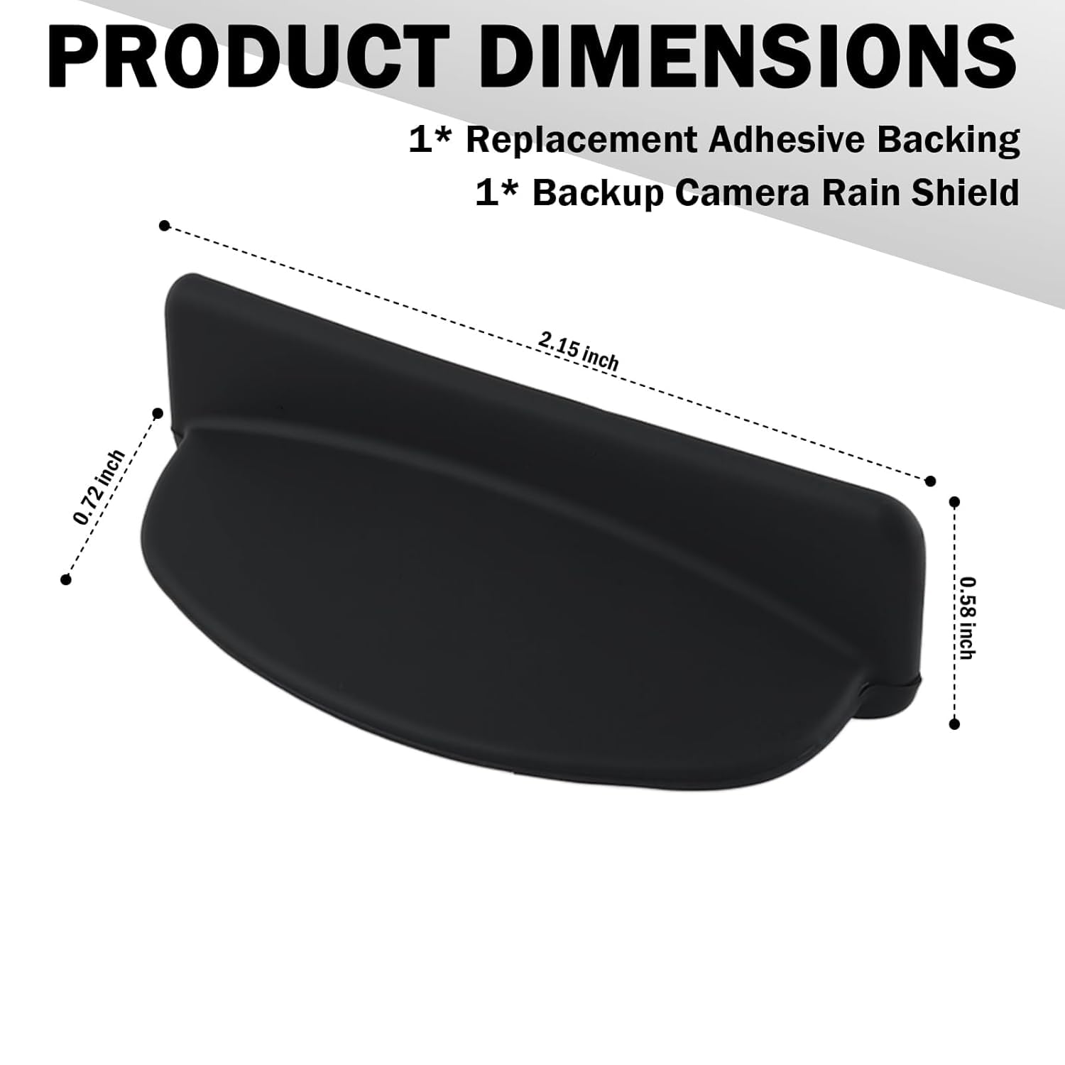 Visière de Protection caméra de recul pour Peugeot Rifter BJ AB 2018, étanche Anti-Pluie pour Objectif de caméra arrière de Voiture Durable