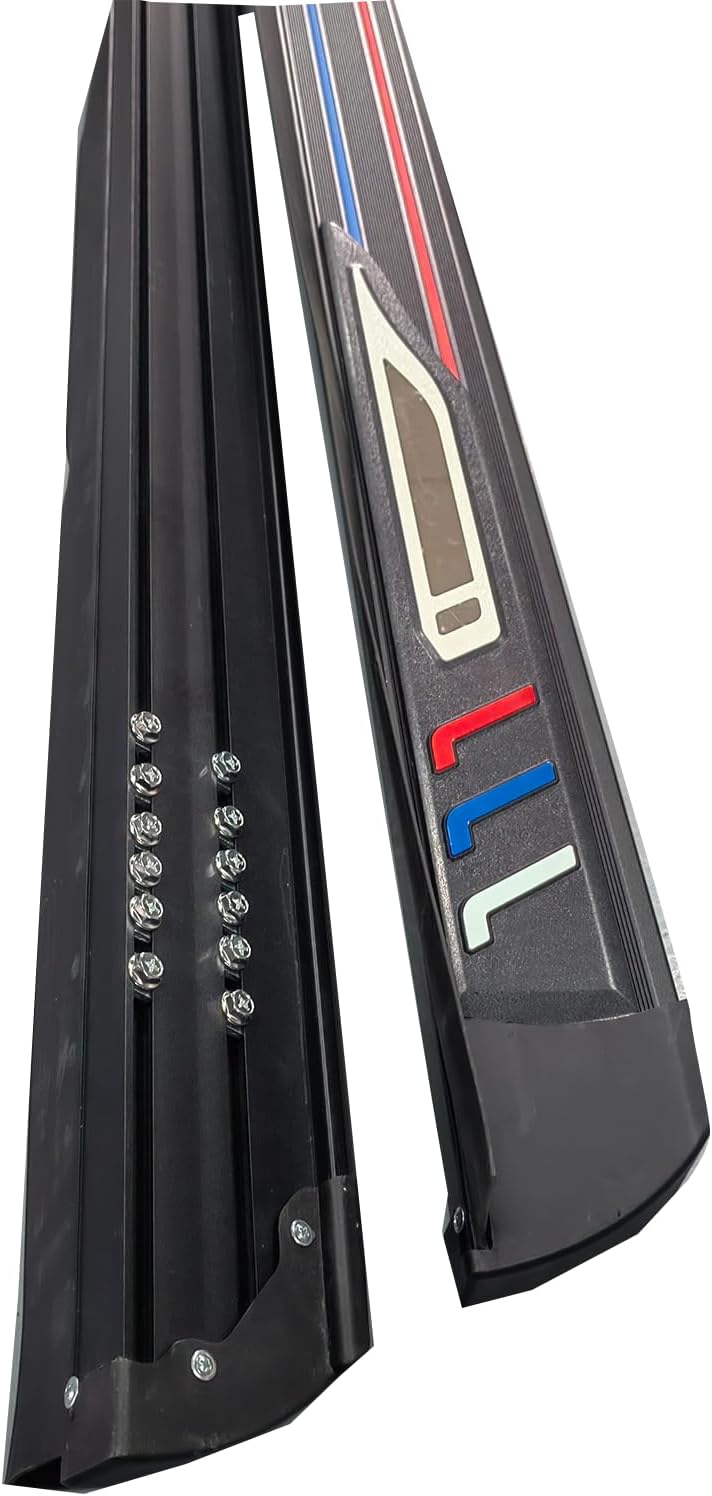 2pcs Fits for MDX 2014 2015 2016 2017 2018 2019 2020 2021 Running Board Side Step Black Nerf Bar