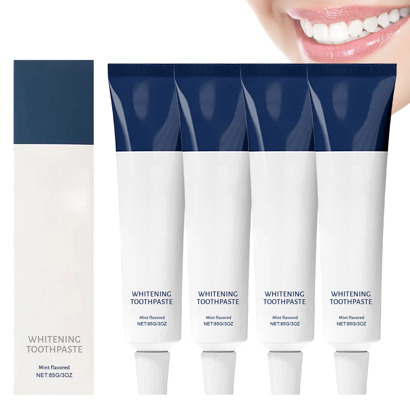 Zealburst, dentifricio, idrossiapatite senza fluoro, dentifricio sbiancante con olio di cocco, xilitolo e antiossidante naturale, per proteggere e rafforzare i denti, rimuove le macchie dei denti (4)