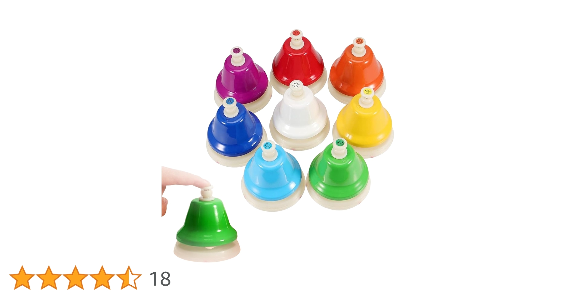 Amazon | ideamall ミュージックベル ハンドベル 木琴 卓上ベル 8音