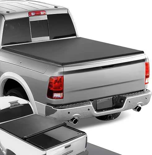 DNA Motoring TTC-RU-018 Truck Bed Soft Vinyl Roll-Up Tonneau Cover