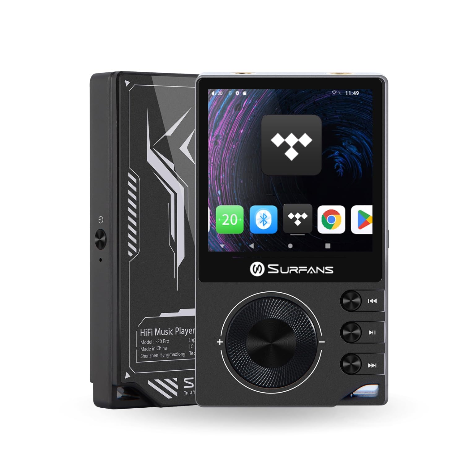 Amazon.co.jp: Surfans F20 Pro Android Hi-Res Music Player, Dual