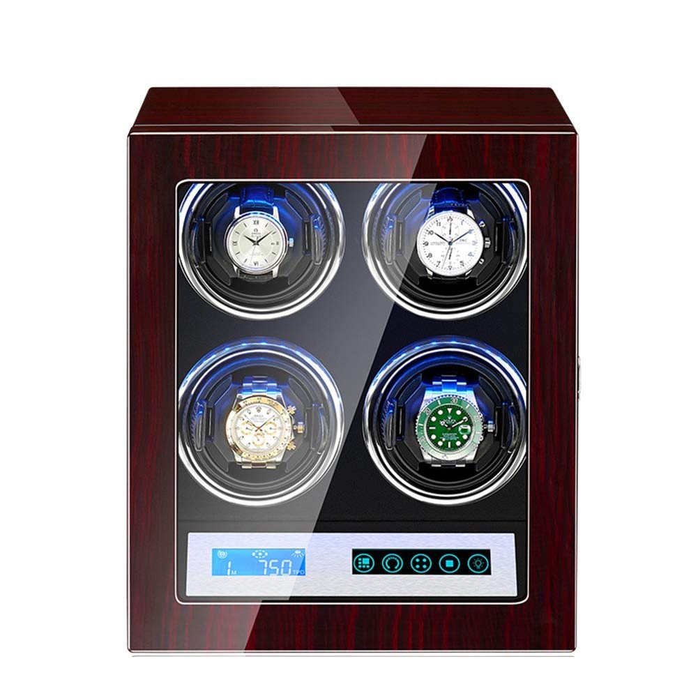NZPOST Watch Automatic Watch Winder with 5 TPD Modes Inspiration,Watch Case Display Storage Case Jewelry Box with Quiet Motor