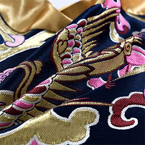 Qcqzp Bed Runner Theme Hotel Linen Bed Scarf Chinese Style Big Flower Creative, Bed Flag 46180 #TOP2