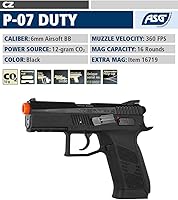 Vista 2 de ASG CZ 75 P-07 - Pistola de aire comprimido (0.236 in), color negro