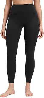 CRZ YOGA Butterluxe No Front Seam Yoga Leggings 25" - High Waist Buttery Soft Lounge Pants for Pilates & Workout