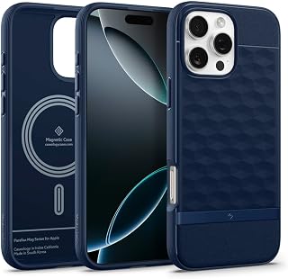 CASEOLOGY by Spigen Parallax Mag for iPhone 16 Pro Max Case [Ergonomic 3D Hexa Cube] Military Grade Drop Protection Back C... Price In India