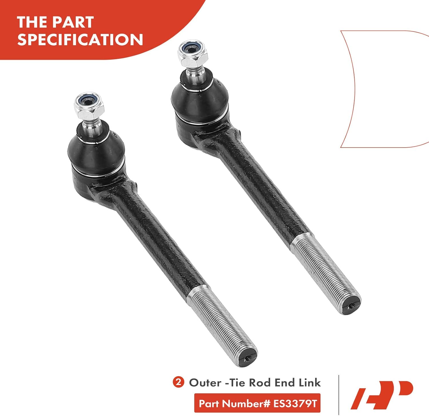 A-Premium Set of 7, Front Sway Bar Link, Inner & Outer Tie Rod End, Center Link, Compatible with Chevy S10 1996-2003, Blazer 1996-2004, GMC Sonoma 1996-2003, Jimmy 1996-2002, Isuzu Hombre 1996-2000