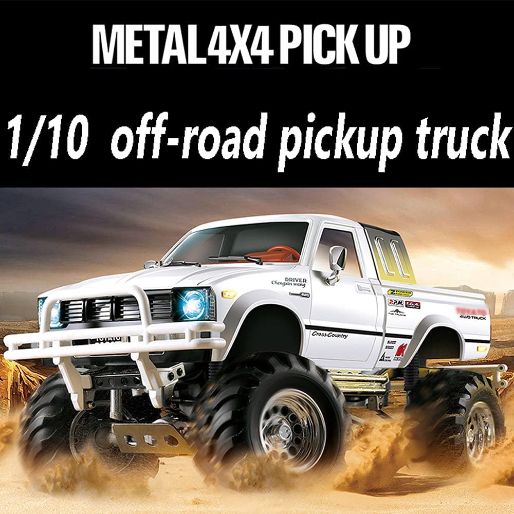 1:10 Scale RC Truck RC Crawler 1/10 RC Rock Crawler Hobby 4WD Off Road RC Cars for Adults RTR Remote Control Car Waterproof All Terrains Hobby RC Model Car