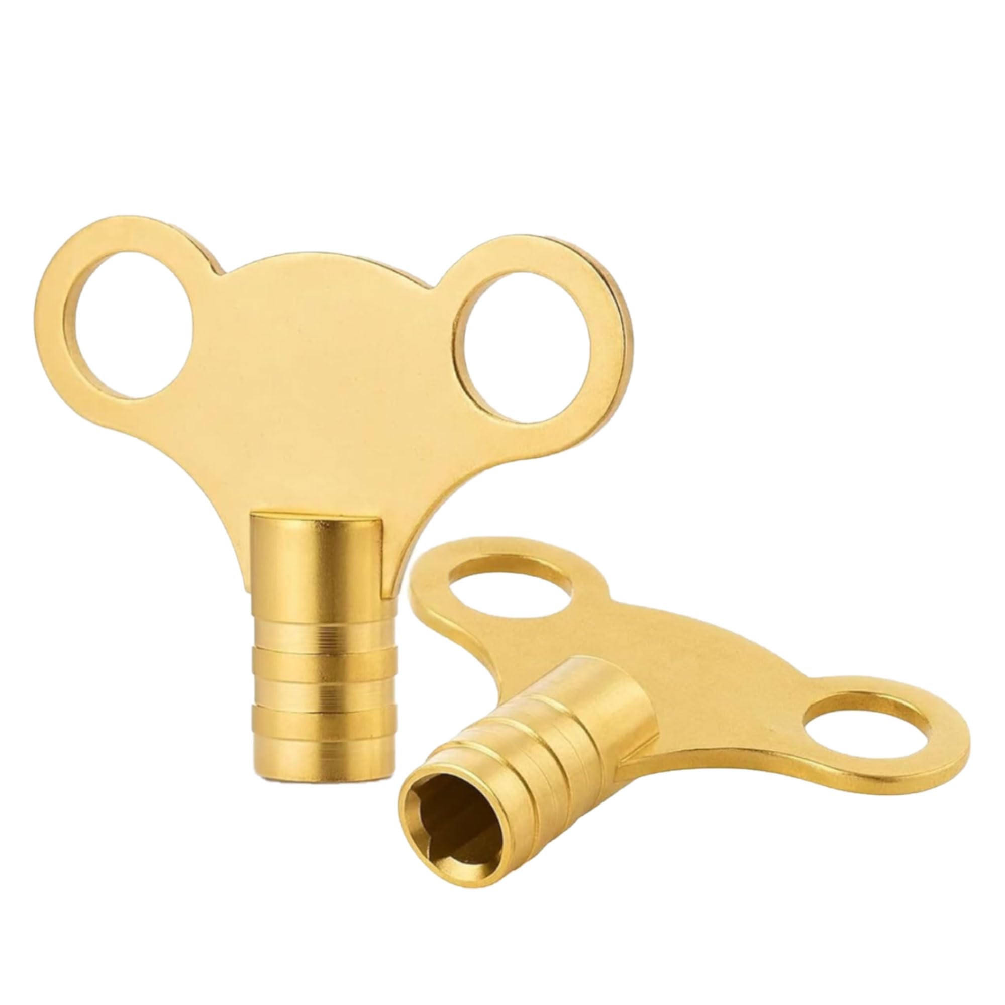 Karrma Ltd Brass Radiator Bleed Key Pack of 2 – Universal Radiator Bleeding Key for Central Heating, Radiator Air Vent Valve Tool – Solid Brass Radiator Key