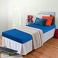 Vista 9 de Colchón viscoelástico, Zinus, de 5 pulgadas, para litera / cama nido / diván, Memory Foam, Caqui