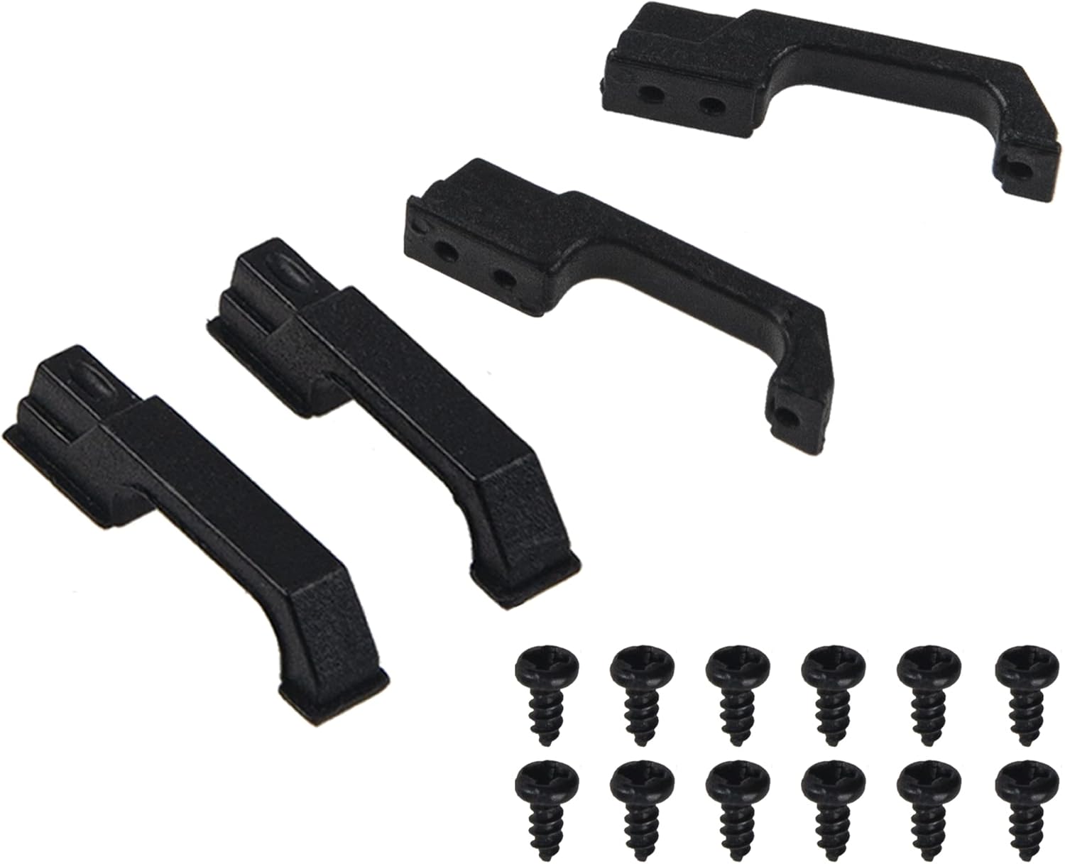 RC Plastic Door Handle Fuel Tank Cap Door Hinge Hood Grille Cover Grille Decoration Accessories Compatible with Traxxas TRX-4 TRX4 1/10 RC Crawler