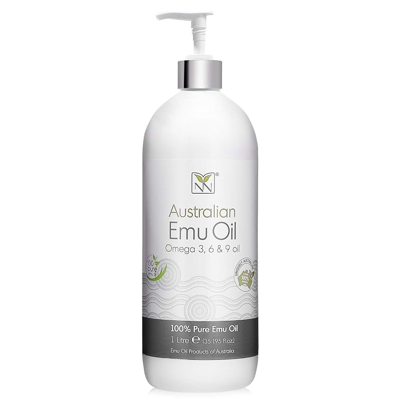 Y Not Natural Óleo de ema sem fragrância para rosto e corpo, 1.000 mL
