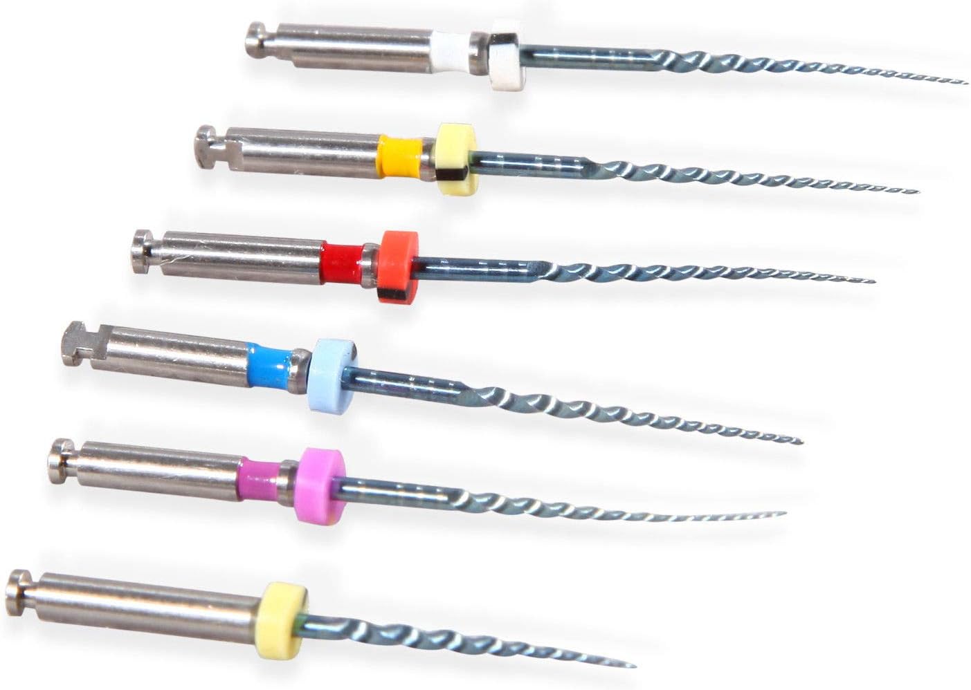 NSKI 30Pcs/ 5Pack Universal Endodontic Niti Rotary File Engine Tips 25mm