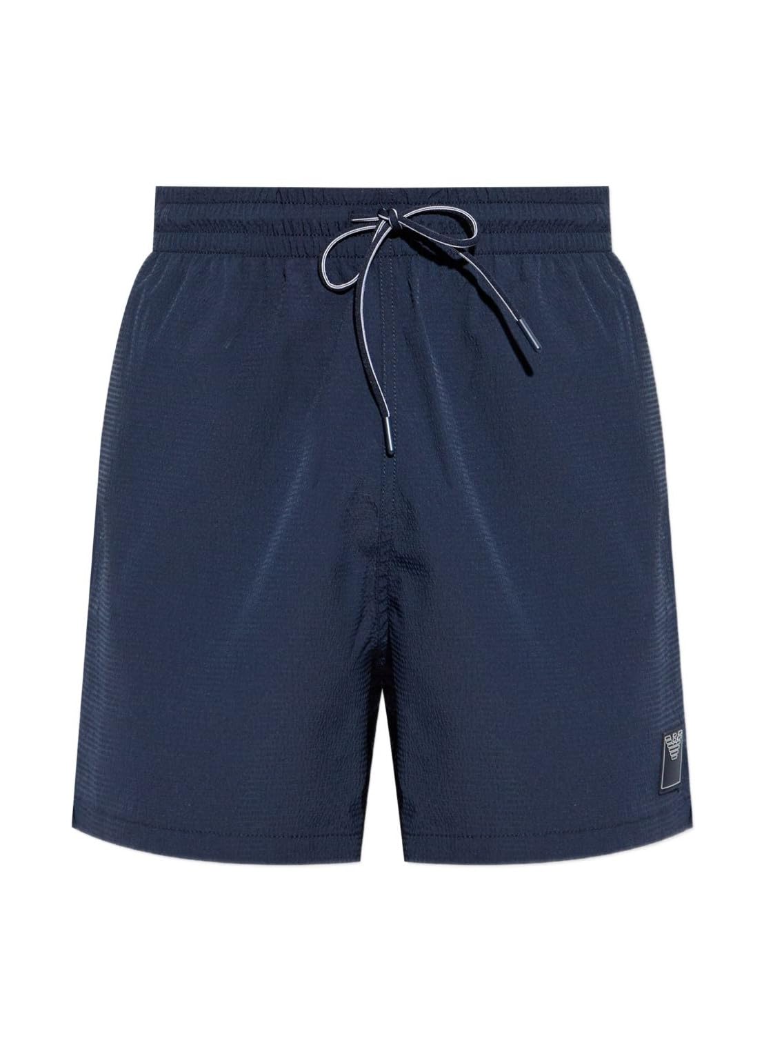 Emporio Armani Spodenki kąpielowe Mężczyźni Seersucker 4" Swim Trunk