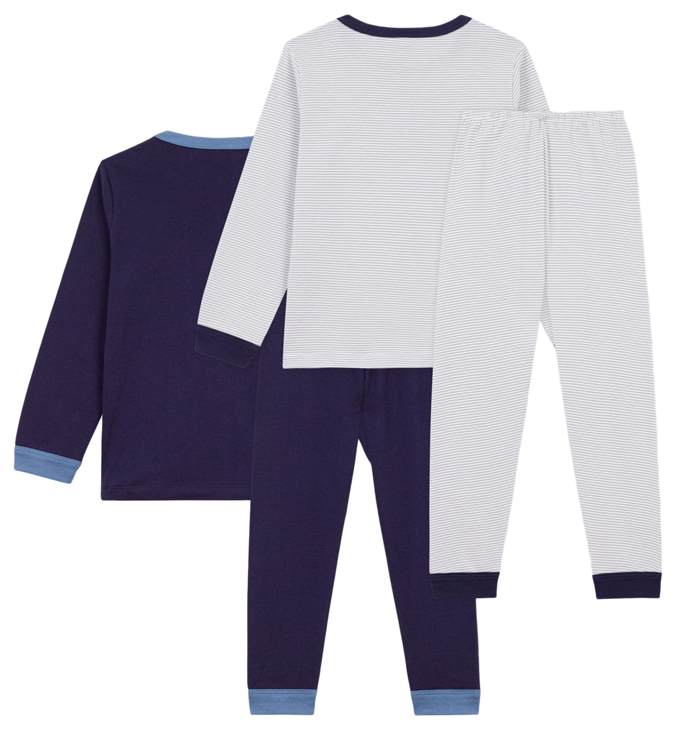 Petit Bateau Set di Pigiami per Bambini in Cotone Stampato, 6A, Variante 1