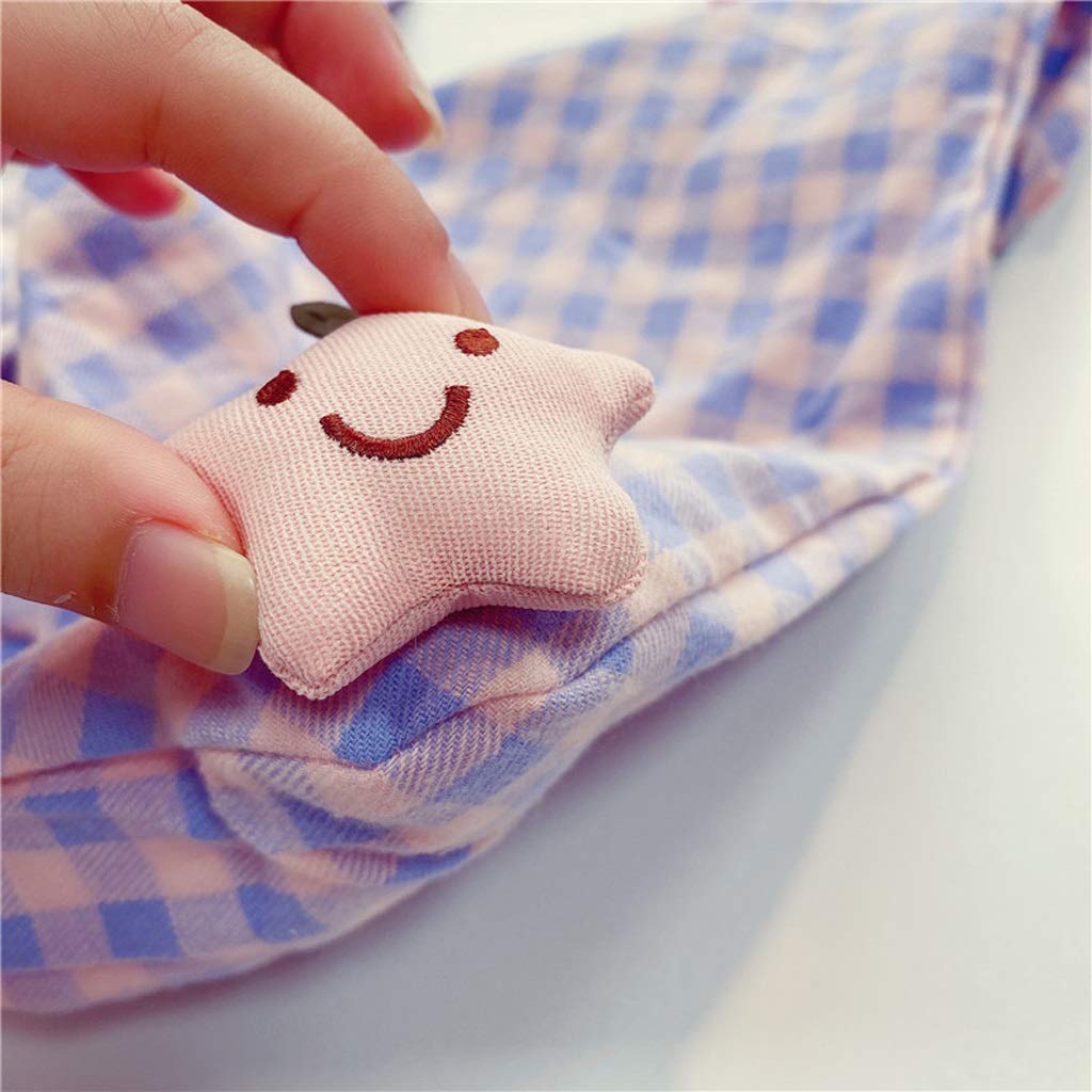 Sciarpe triangolari Scozzesi in Doppio Tessuto per Bambini Unisex Colletti in Cotone Autunno Inverno Caldi fazzoletti da Collo per Bambini Sciarpe per Ragazze dei Ragazzi (Colore : A)