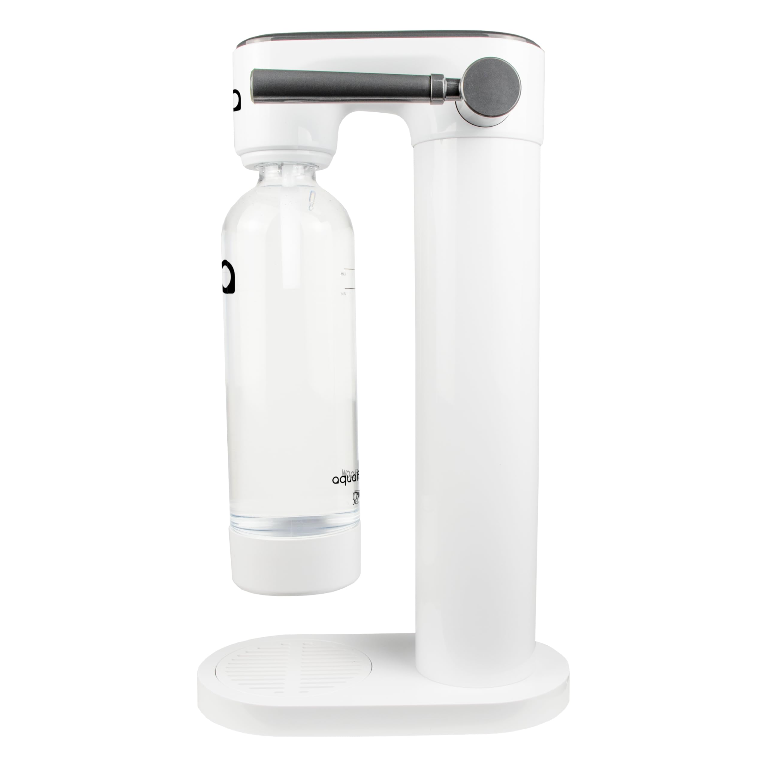 Aquafloow Gasatore per Acqua con Cilindro CO2 e 2 Bottiglie da 800 ml senza BPA – Macchina per Acqua Frizzante senza Elettricità – Design Elegante per Casa o Ufficio