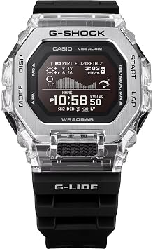 Casio G-Shock G-LIDE GBX-100 Series Digital Black Resin Watch 50.9mm - GBX100S-1