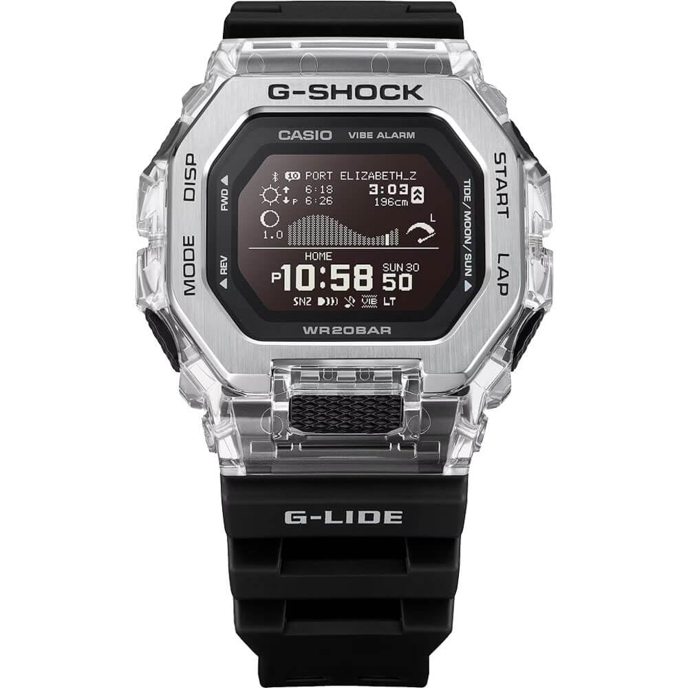 カシオ G-SHOCK GBX-100 G-LIDE ブラック Casio G-Shock G-LIDE GBX-100 Series Digital Black Resin Watch 50.9