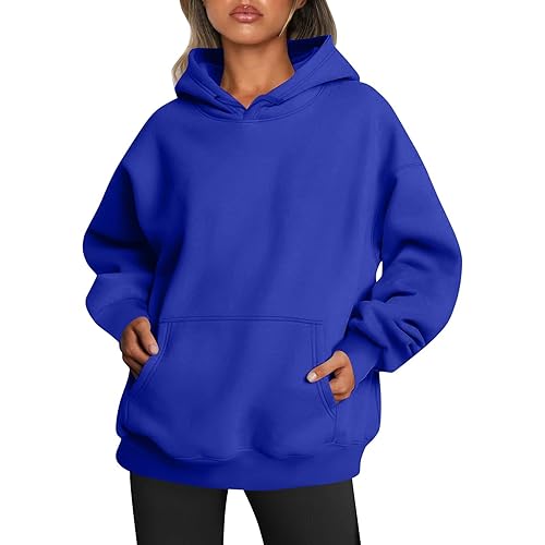 Womens Plain Hoodies Oversized Airplane Mode Travel Hoodie With Pockets