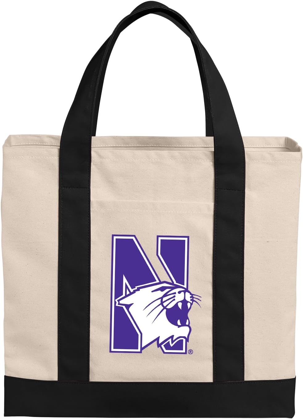 Broad Bay Northwestern Tote Bag or OFFICIAL Canvas Northwestern University Totes