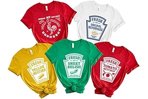 Condiments Halloween Group Shirts, Cosplay Shirts - For Spooky Season