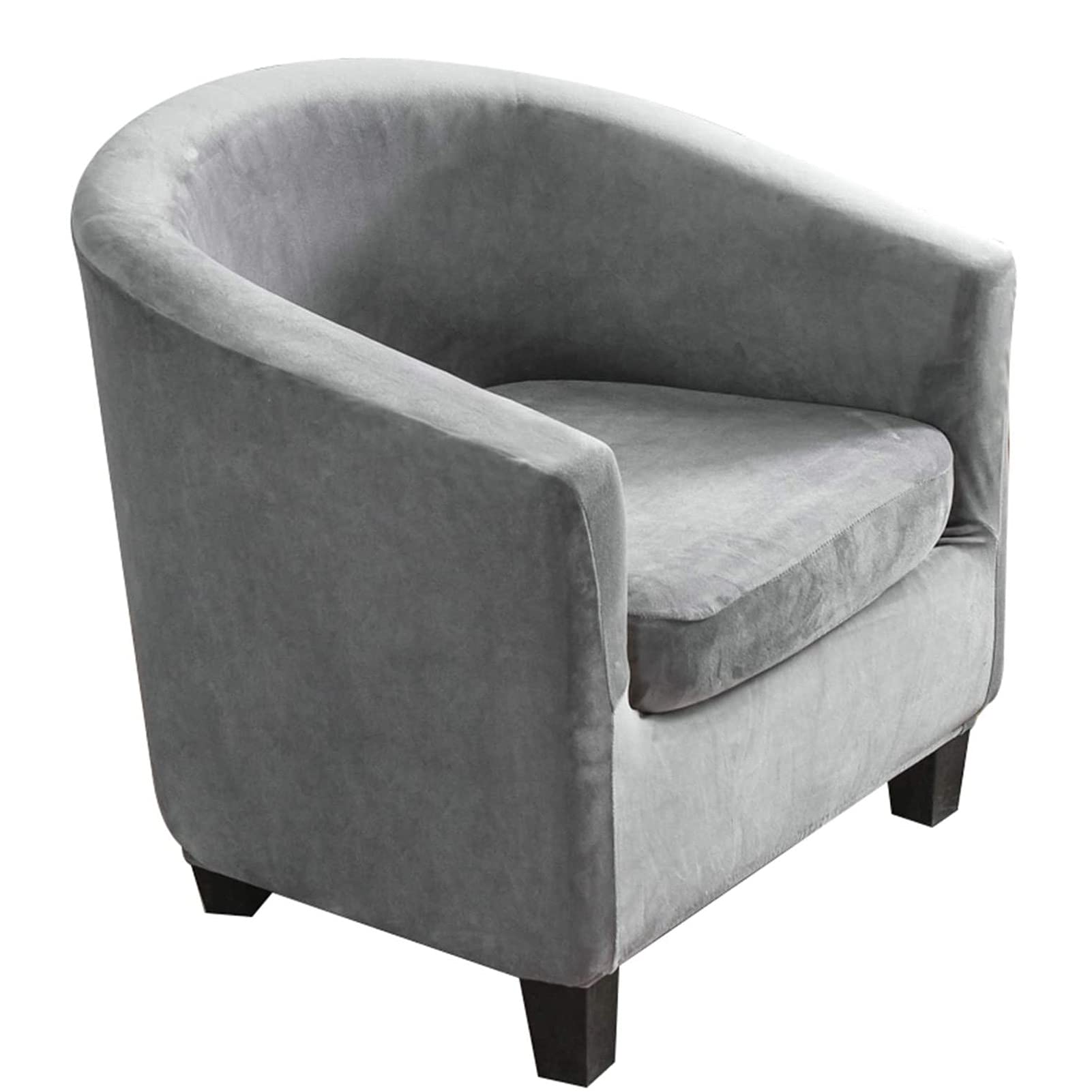 GEBIN Copridivano Tub Chair In Velluto, Copripoltrona Club, Copridivani