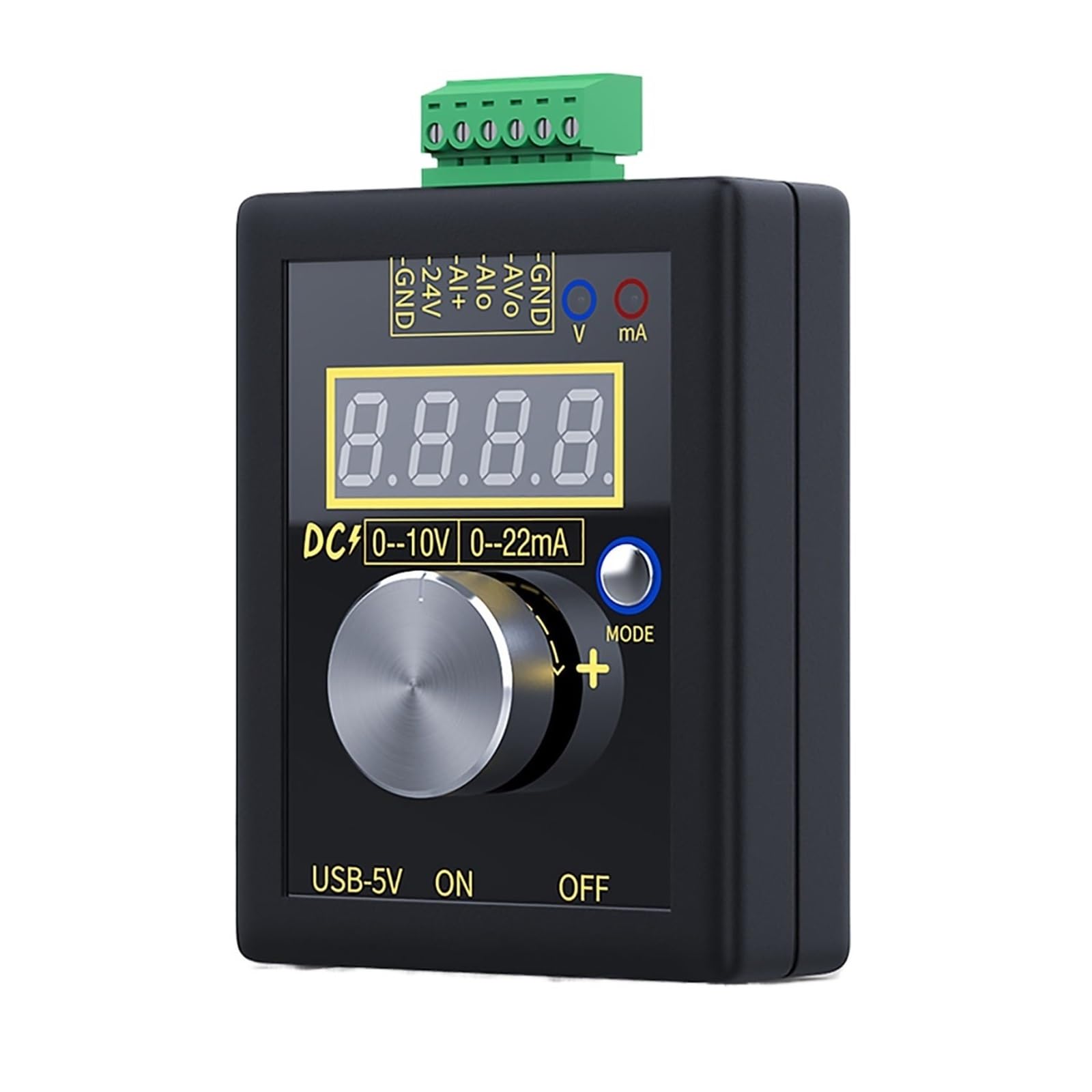 Imqmmdvn Sg-002 Without Bat Digital 4-20Ma 0-10V Voltage Signal Generator 0-20Ma Current Transmitter Professional Electronic Measuring Instruments(Sg-002 Without Bat)