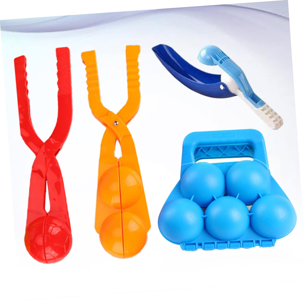 4piezas Clip De Bola De Nieve Juguetes De Invierno para Fabricado Mango Antideslizante para Exterior