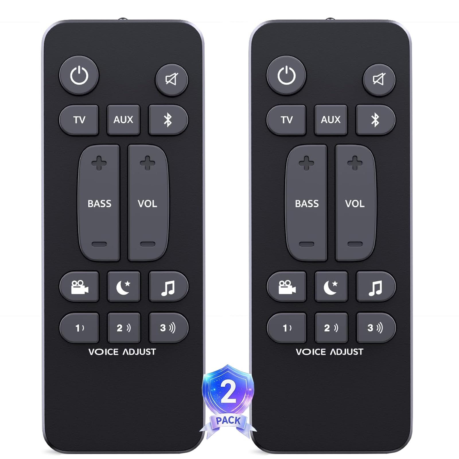 2 Pack Replacement Remote Control fit for Polk Audio Signa S1, S2, S3, S4