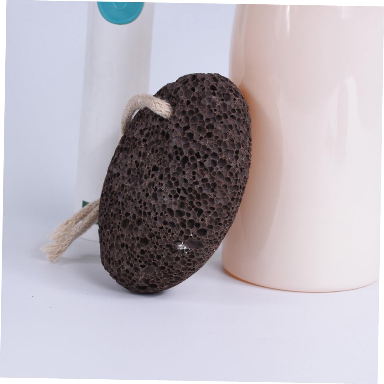 minkissy Natural Lava Stone Foot Washboard 2 Pcs Foot Grater Remover Pumice Stone for Feet Hand Exfoliation Foot Rem