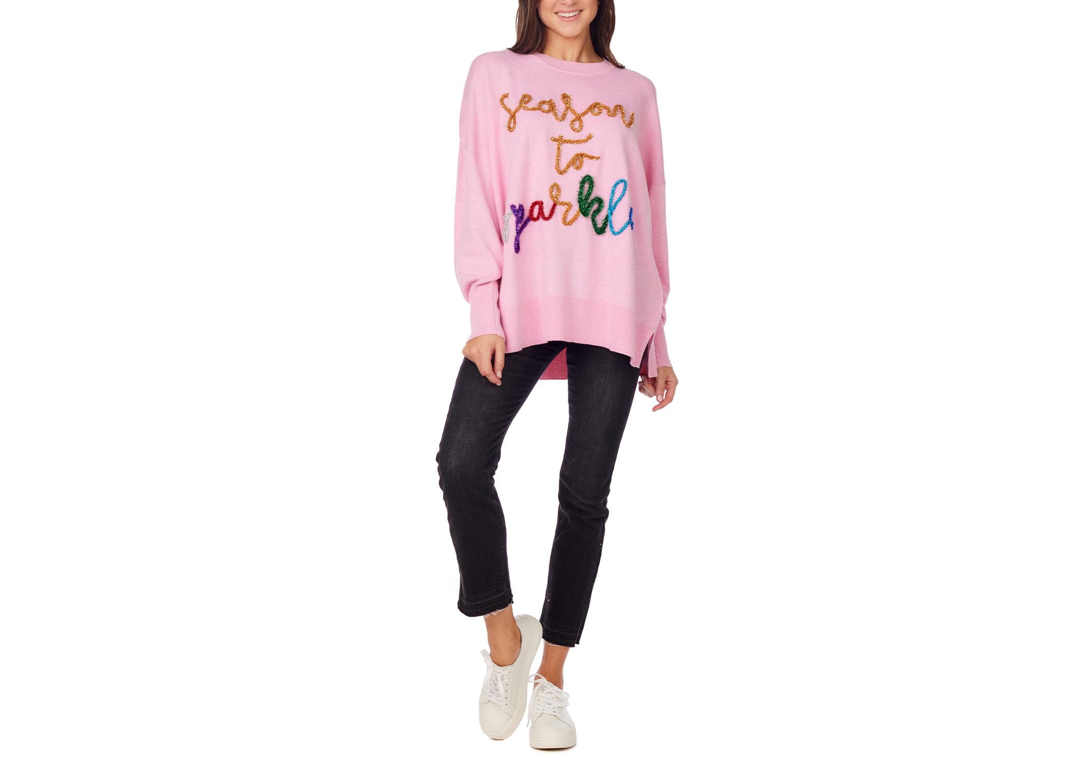Mud Pie Womens Mud Pie Women Sparkle Sweater