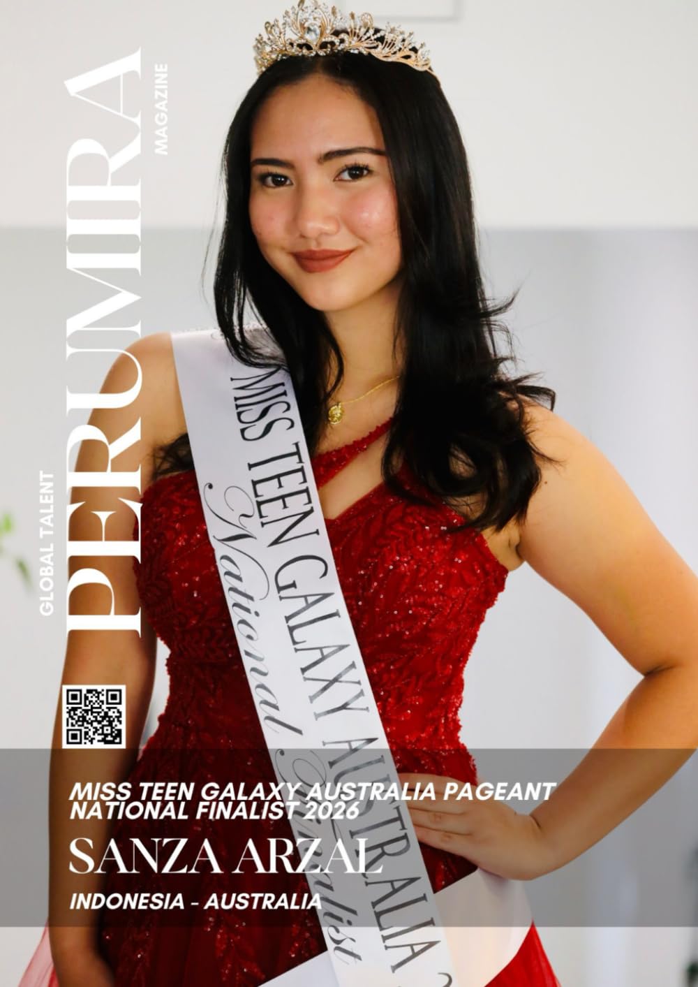 Sanza Arzal - Miss Teen Galaxy Australia Pageant National Finalist 2026