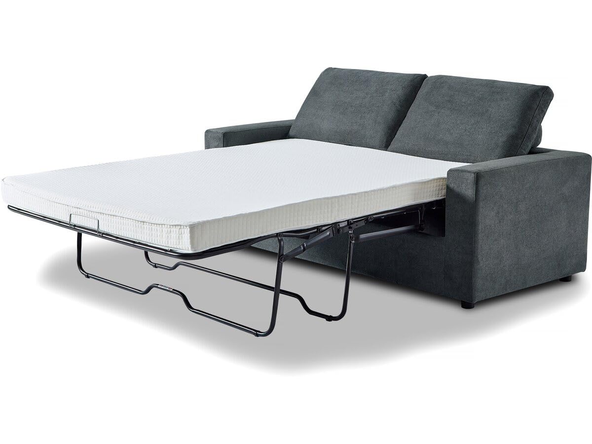 Habitat et Jardin Canapé Convertible Express en Tissu Elena - 3 Places - Couchage 140 cm - Gris