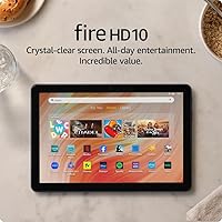 Amazon Fire HD 10 Tablet: 10.1" Full HD Display, Octa-Core Processor, 3GB RAM, 32GB Storage - Black, Built for Streaming & Gaming
