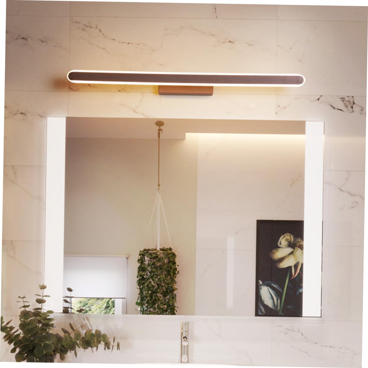 Baluue LED Schminkleuchte für Spiegel, 1 Satz, Gleichmäßiges Licht | Aluminium und Acryl, Wandleuchte für Schlafzimmer und Make Up, Flimmerfrei