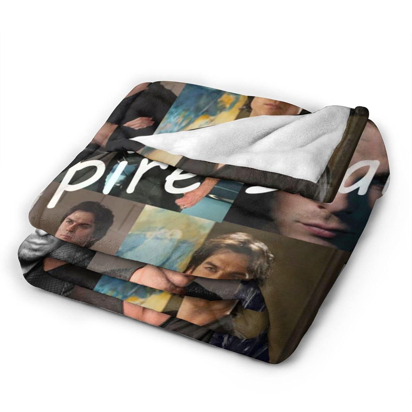 Coperta Flanella The Vampire Diaries – Morbida, Calda, Stampa 3D, 180x200 Cm, Regalo Per Appassionati Serie TV