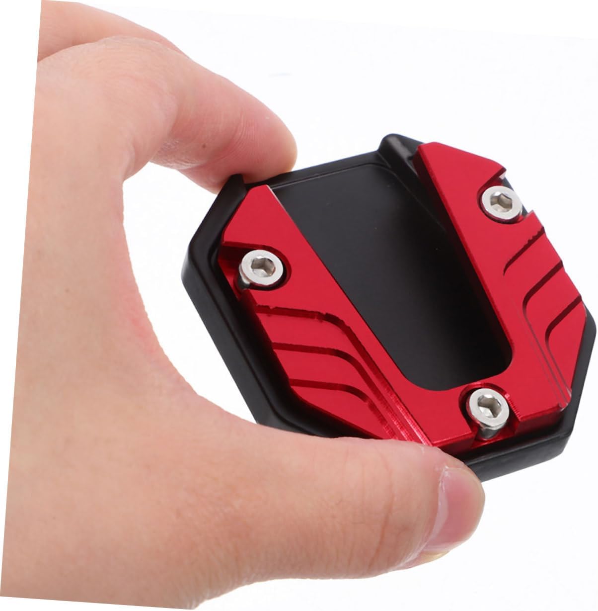 2pcs Motorcycle Kickstand Pad Extender Slip Temple Base for Kickstand Replacement Pad for Side Stand