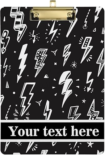 Portapapeles de plástico personalizado para colgar, tablero de clip personalizado, cartón de tamaño carta estándar para estudiantes de enfermería,