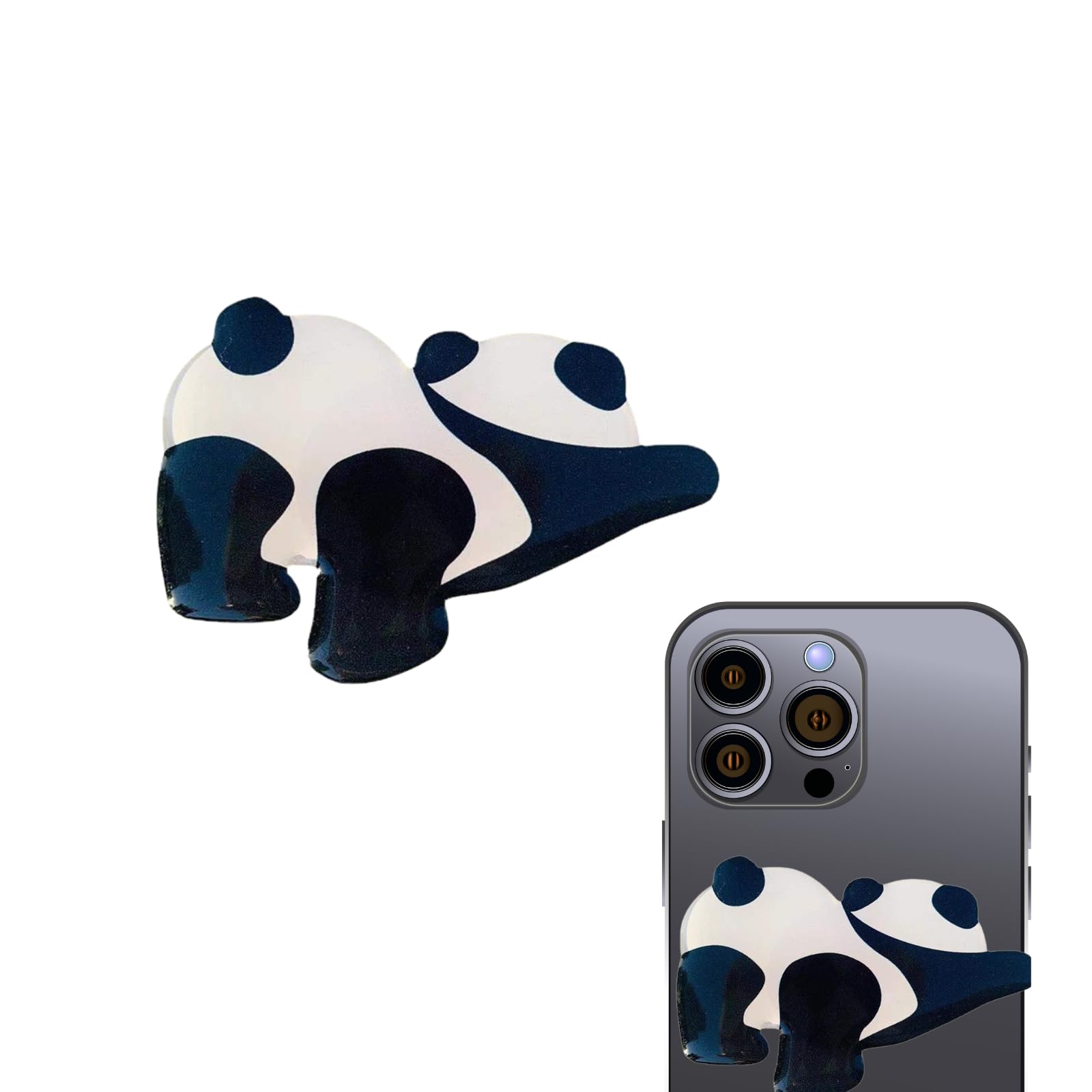 Amazon | スマホリング かわいい アクリル 猫熊 パンダ ケース