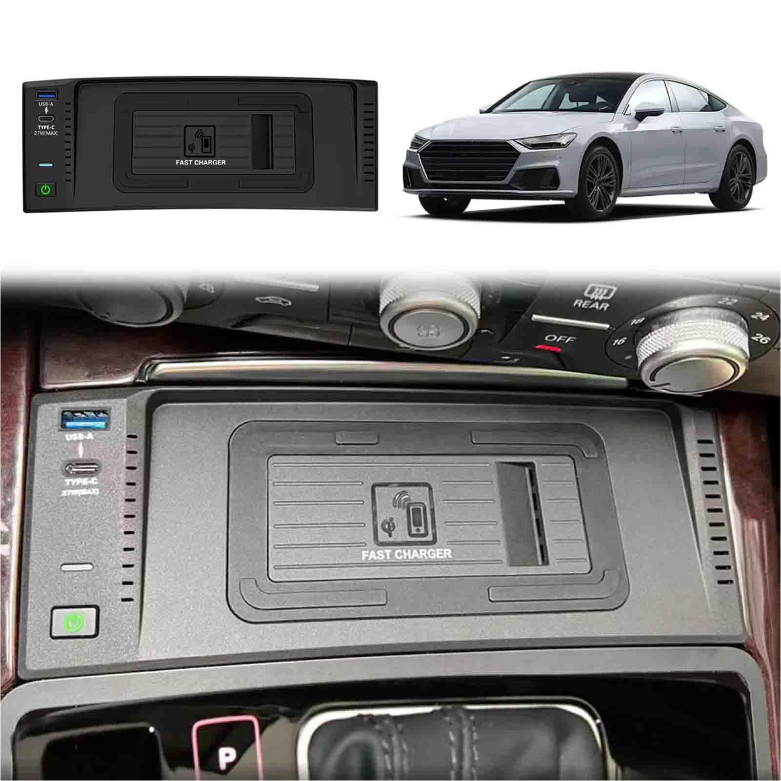 Amazon.co.jp: ASHOIH アウディ A7 2009-2018と互換性のあるワイヤレス