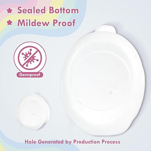 Miniatura 3 de Juguetes de baño sin agujeros, juguetes de baño de unicornio para niños pequeños de 1 a 3 años, juguetes de baño de unicornio suave para niños y