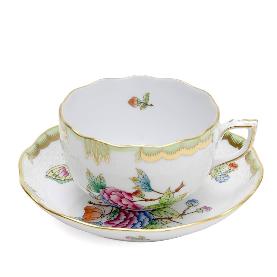 ○１８cm×１４cm×９ cm○陶器製・TOKAJ◇HERENDヘレンド◇ Amazon.co.jp: ヘレンド(Herend) VBO ヴィクトリアブーケ 724/0