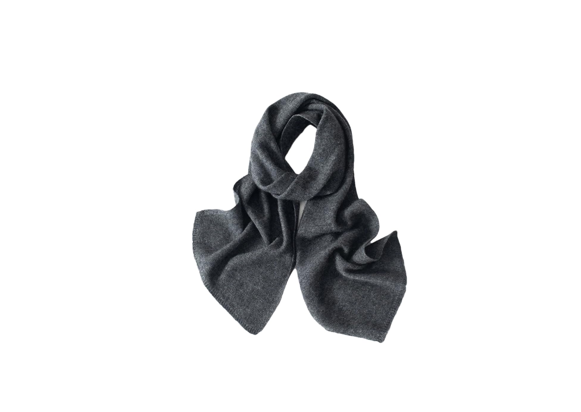 Bufanda de cachemira para mujer y hombre, para exteriores, color sólido, de punto de cachemira