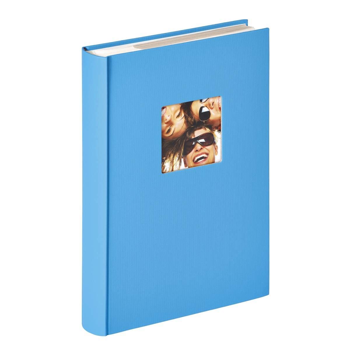 walther design Fotoalbum oceanblau 300 Fotos 10 x 15 cm Memo-Einsteckalbum mit Cover-Ausstanzung, Fun ME-111-U