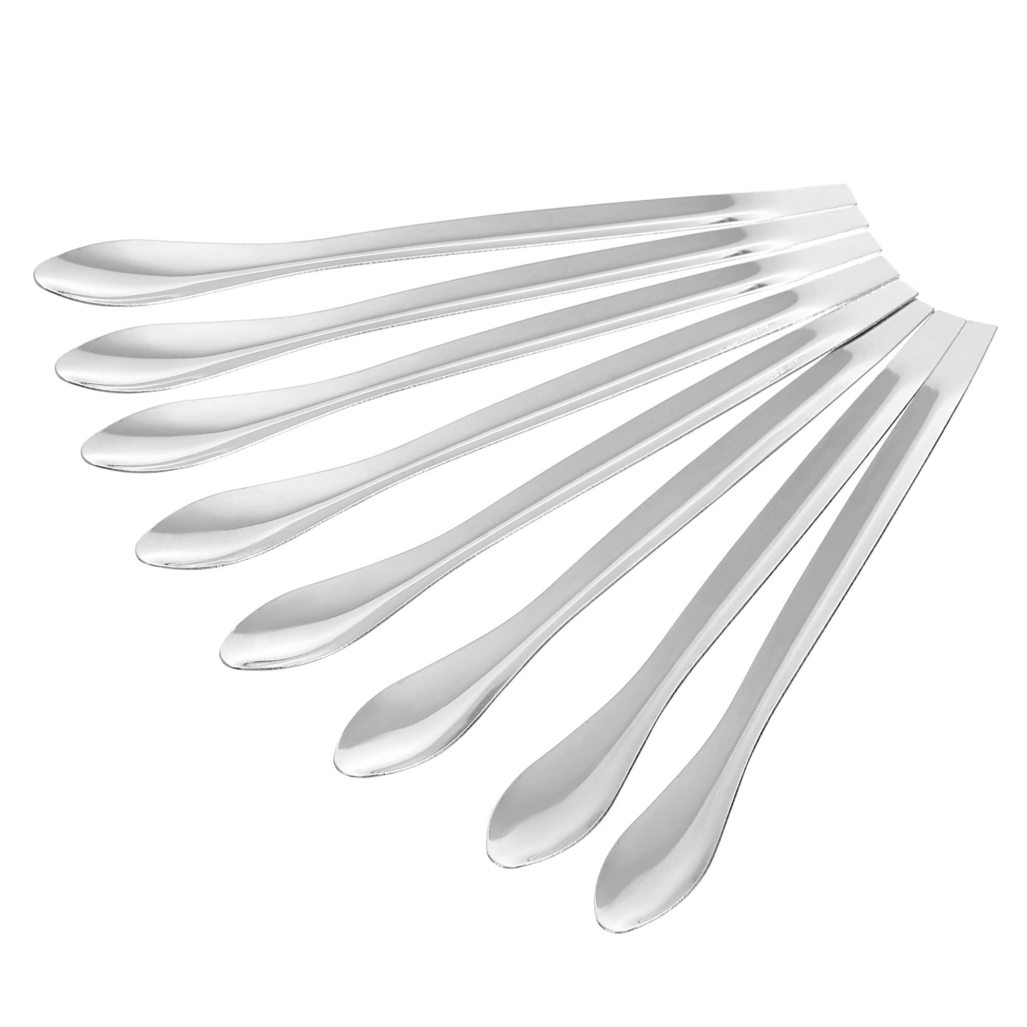 Buy MECCANIXITY Micro Lab Spoons 4.92" Silver 201 Stainless Steel