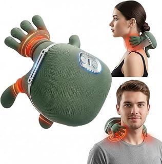 Dr. Sanaya Premium Bionic Heated Shiatsu Massager, Wireless Portable Electric Massager with 4D Deep Tissue Kneading for Ne... Price In India