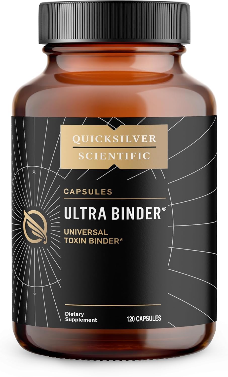 Quicksilver Scientific Ultra Binder, Zeolite Detox, 120 Capsules